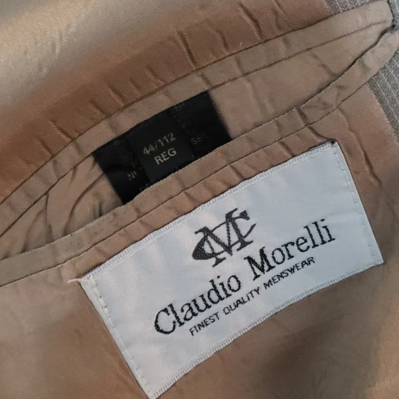 Claudio Morelli Beige Blazer Size 44R - Picture 5 of 5